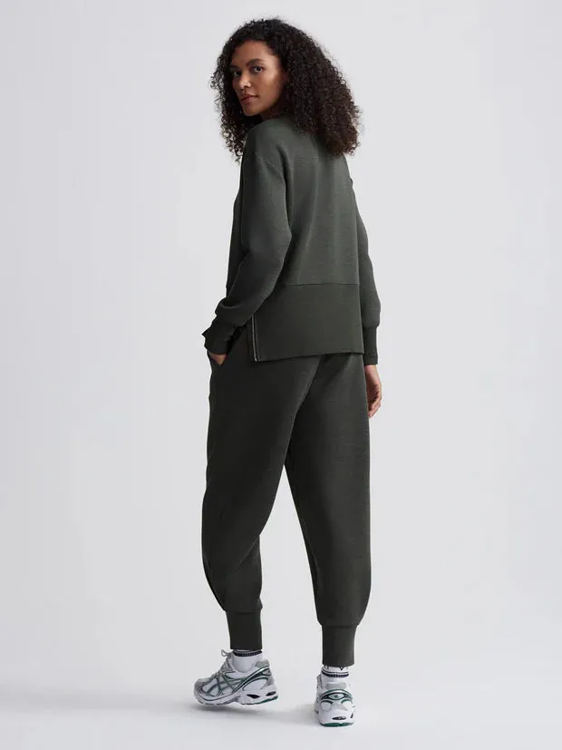 The Relaxed Pant 27.5 - Olive Marl