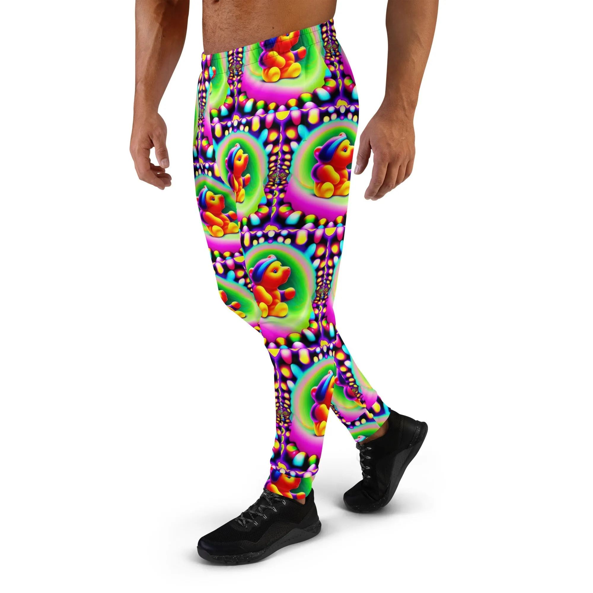 Trippy Gummy Bear - Men's Rave Joggers