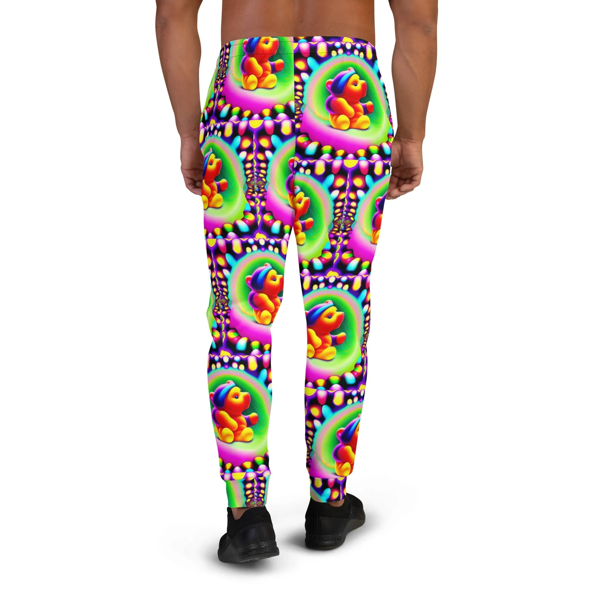 Trippy Gummy Bear - Men's Rave Joggers