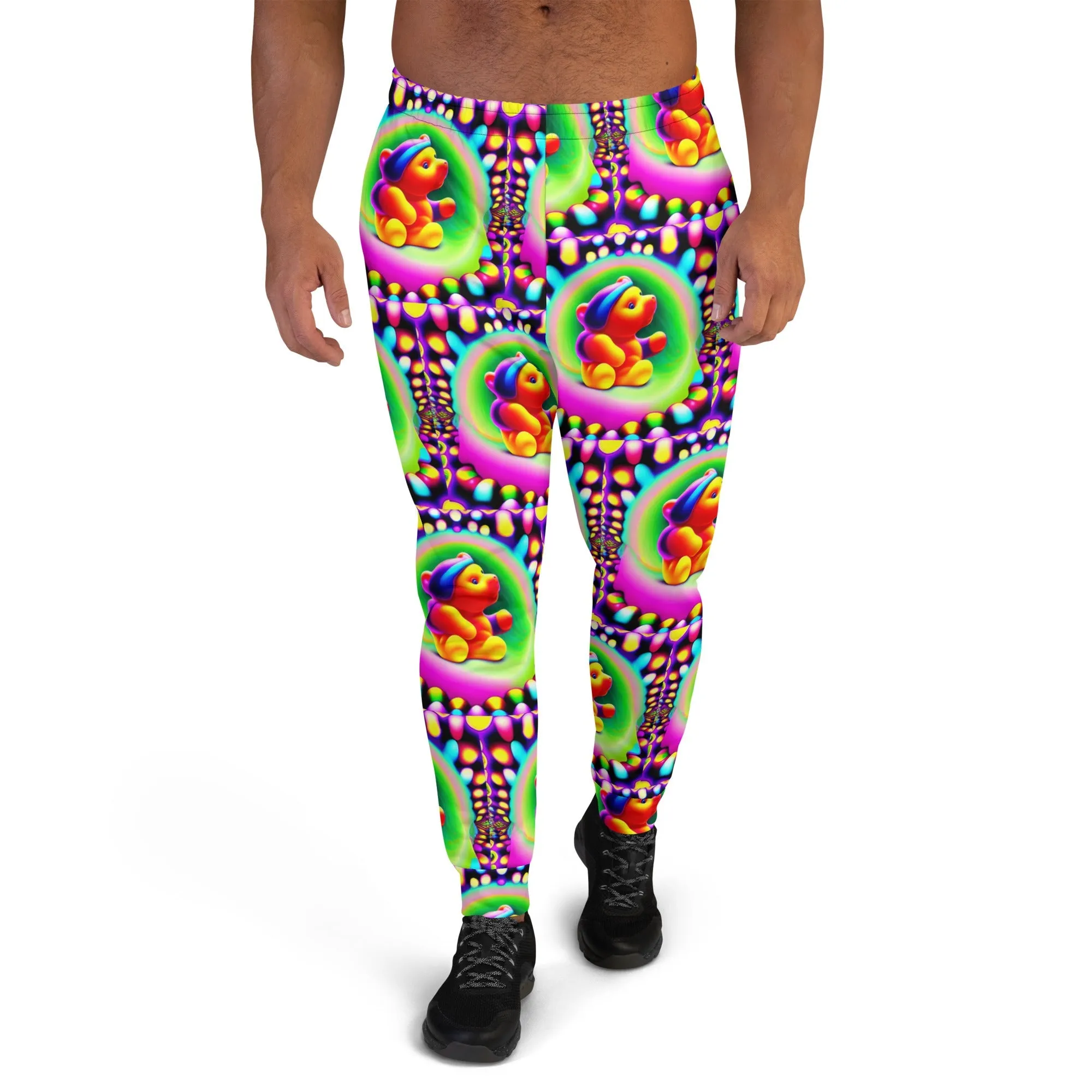 Trippy Gummy Bear - Men's Rave Joggers