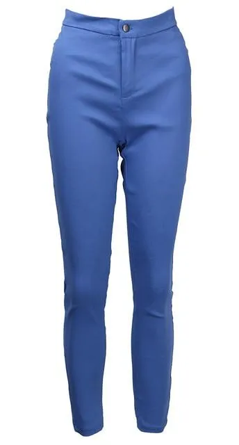 Women Denim Skinny Jeggings Pants High Waist Stretch Jeans Slim Pencil Trousers
