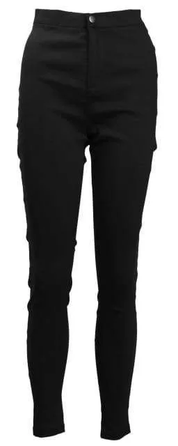 Women Denim Skinny Jeggings Pants High Waist Stretch Jeans Slim Pencil Trousers