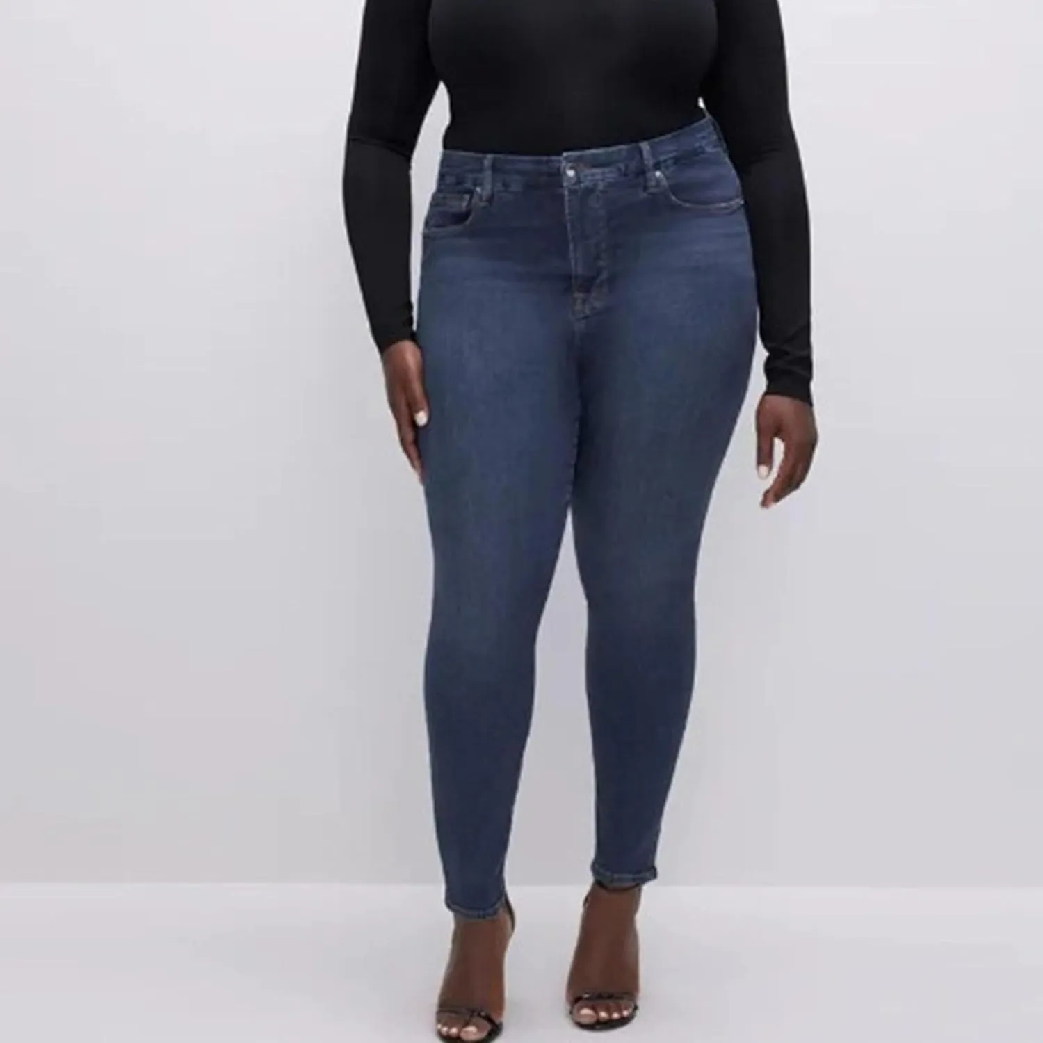 Women's Plus Size Skinny Jeans High Waist Skinny Stretchy Classic Ankle Jeans Slimming Denim Pants
