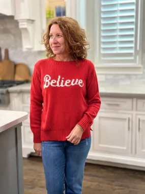 Wooden Ships Believe Lightweight Crew Sweater